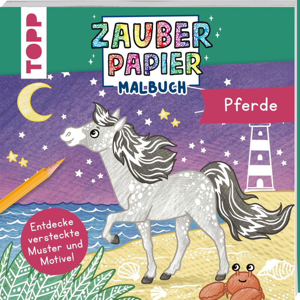 Zauberpapier Malbuch Pferde (Bibi Hecher)