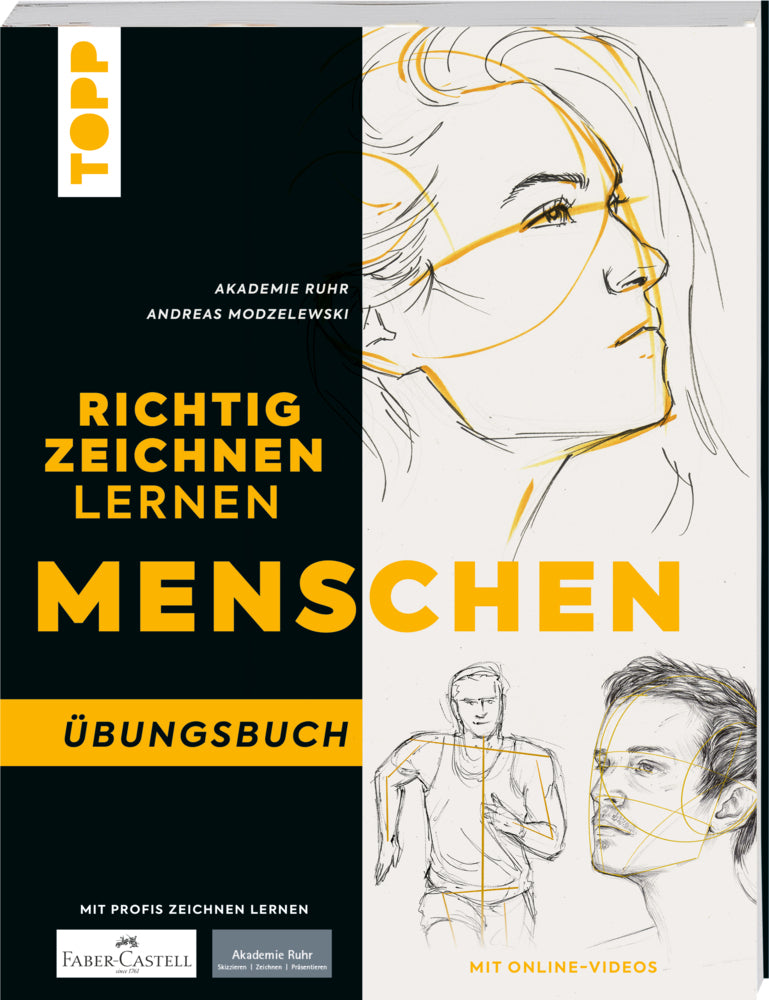 Richtig Zeichnen lernen Menschen. Übungsbuch (Akademie Ruhr)