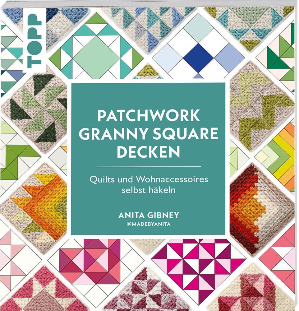 Patchwork Granny Square Decken (Anita Gibney)