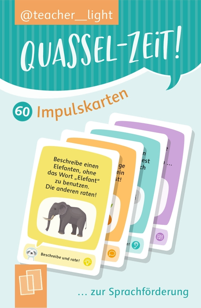 Quassel-Zeit! 60 Impulskarten zur Sprachförderung (Teacher__Light)