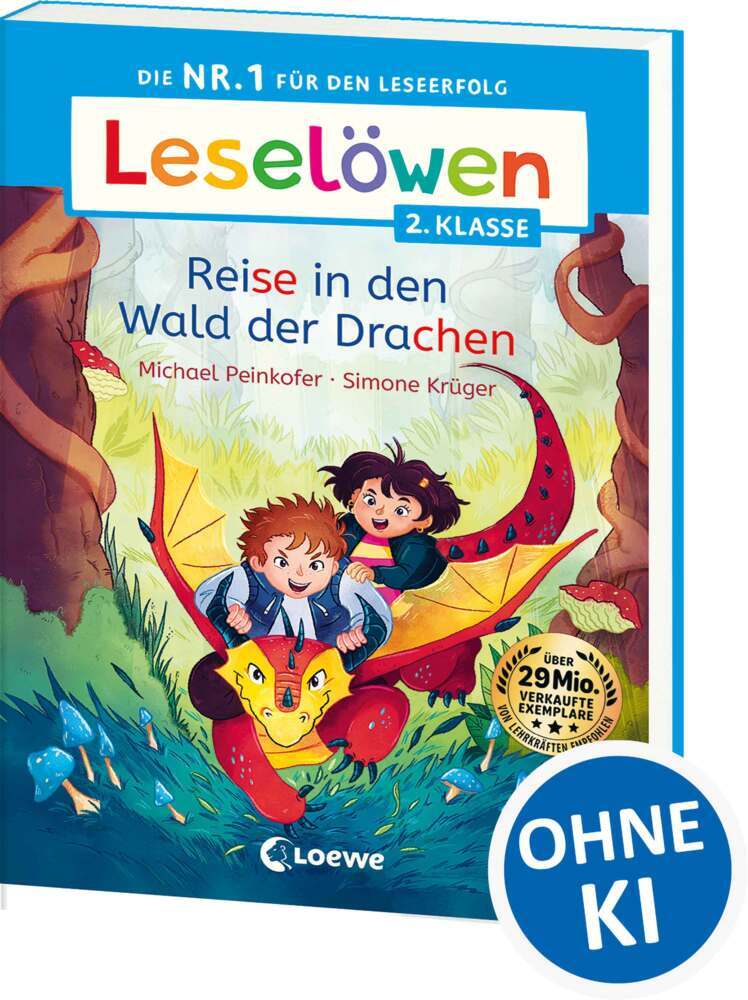 Leselöwen 2. Klasse - Reise in den Wald der Drachen (Michael Peinkofer)