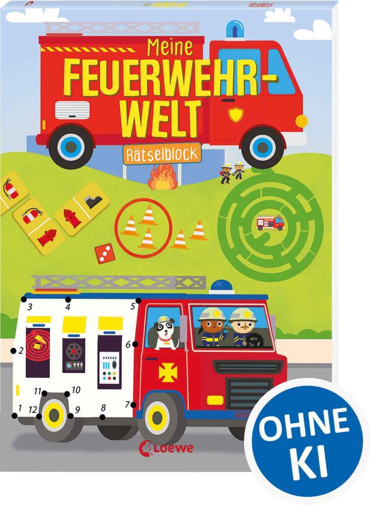 Meine Feuerwehr-Welt - Rätselblock