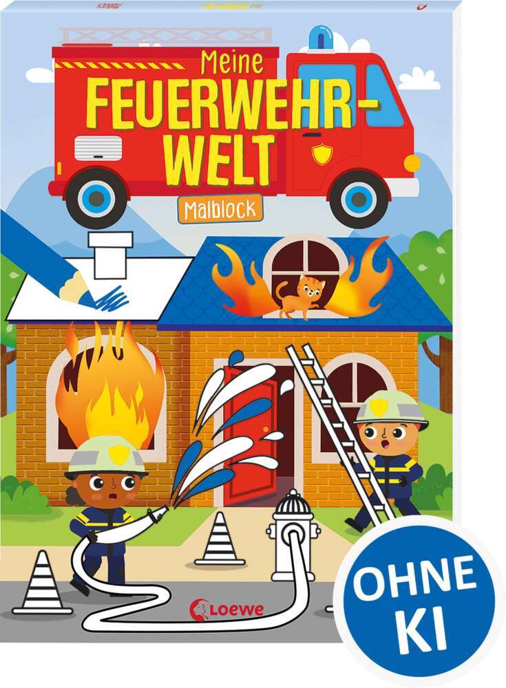Meine Feuerwehr-Welt - Malblock