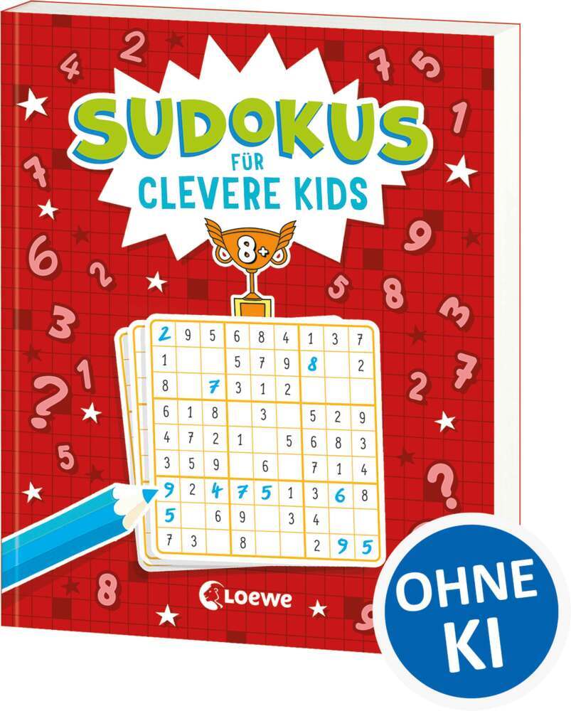 Sudokus für clevere Kids 8+ [rot]