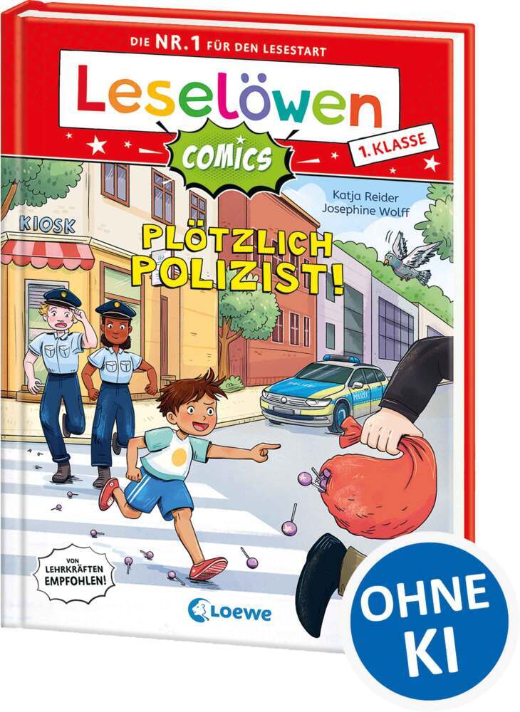 Leselöwen Comics 1. Klasse - Plötzlich Polizist! (Katja Reider)
