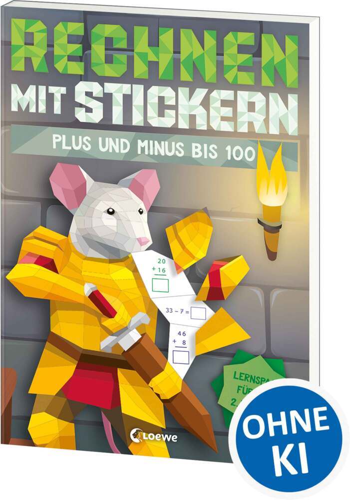 Rechnen mit Stickern - Plus und Minus bis 100 (Katie Campbell)