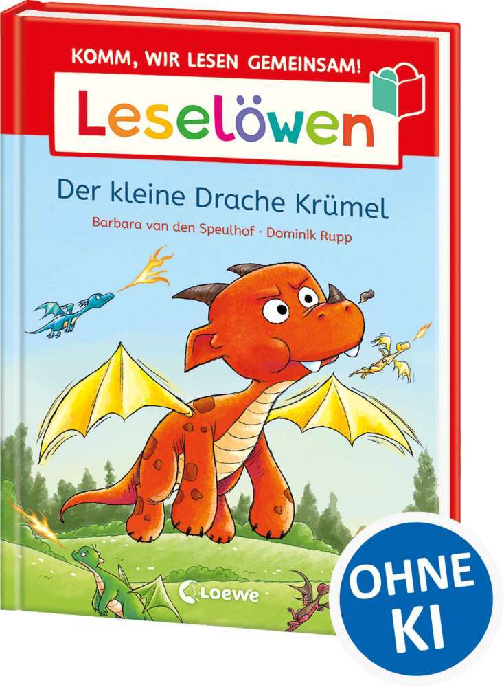 Leselöwen - Komm, wir lesen gemeinsam! - Der kleine Drache Krümel (Barbara Van Den Speulhof)