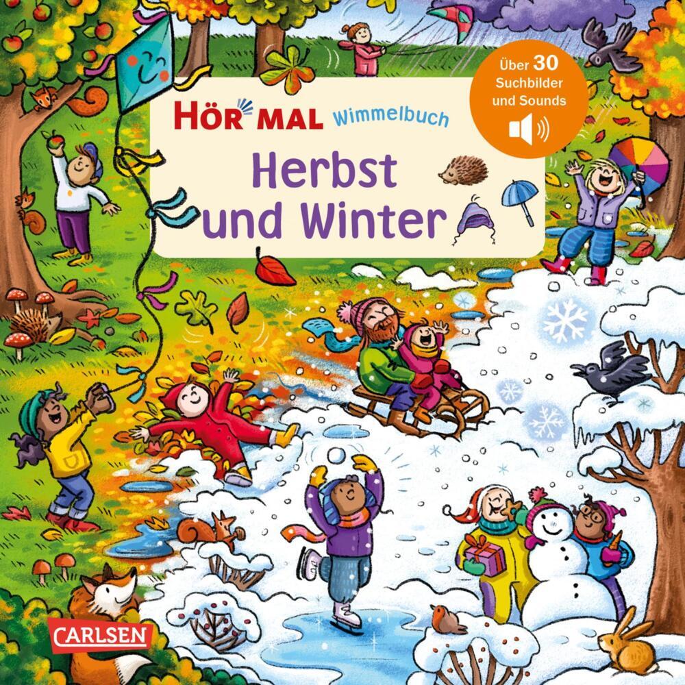 Hör mal (Soundbuch): Wimmelbuch: Herbst und Winter (Enni Bollin)