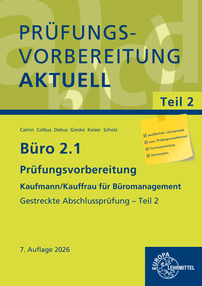 Prüfungsvorbereitung aktuell - Kaufmann/Kauffrau für Büromanagement, Teil II (Martin Debus)