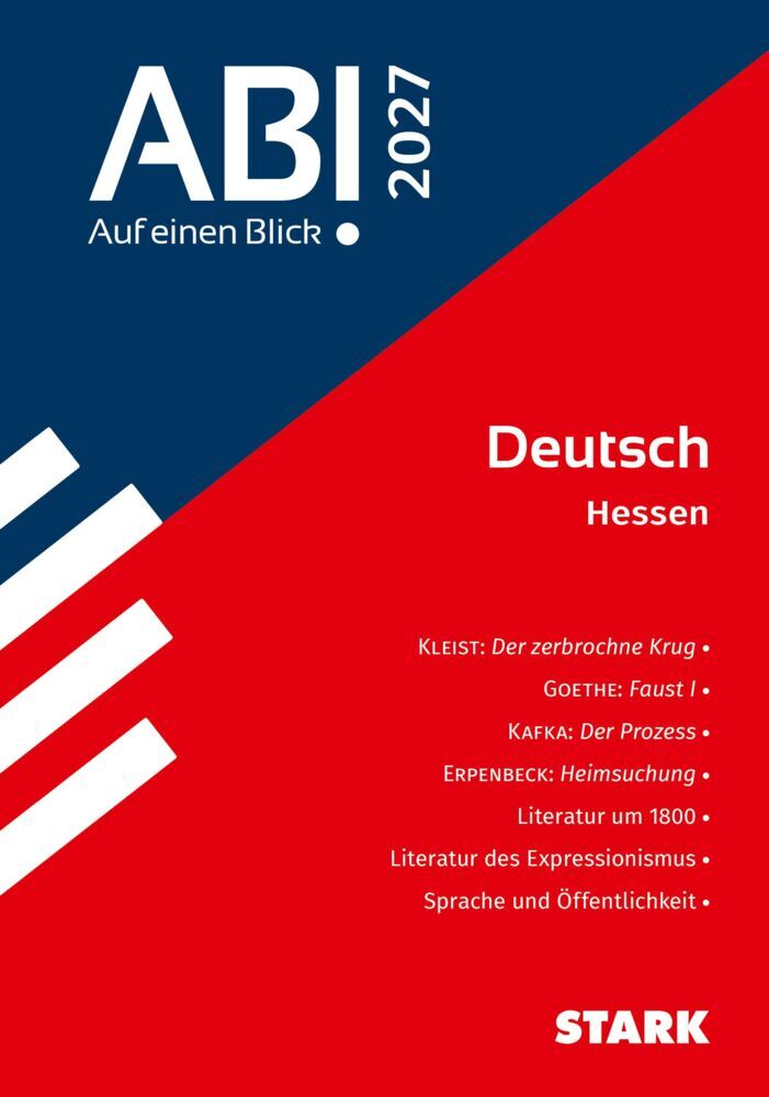 STARK Deutsch - Abi - Auf einen Blick! 2027 Hessen (Andreas Bernhardt)
