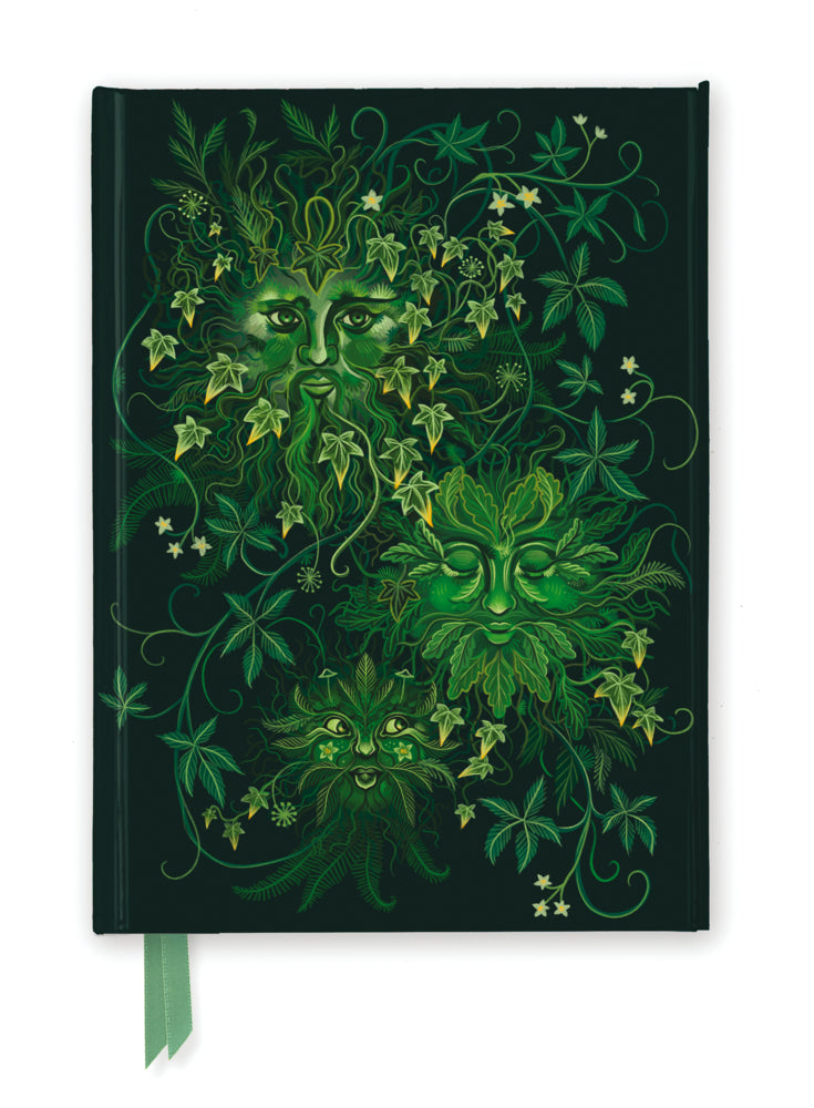 Premium Notizbuch DIN A5: Anna Stead, Grüner Mann (Flame Tree Publishing)