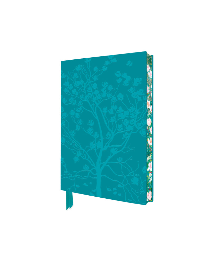 Exquisit Premium Notizbuch DIN A6: William List, Magnolienbaum (Flame Tree Publishing)