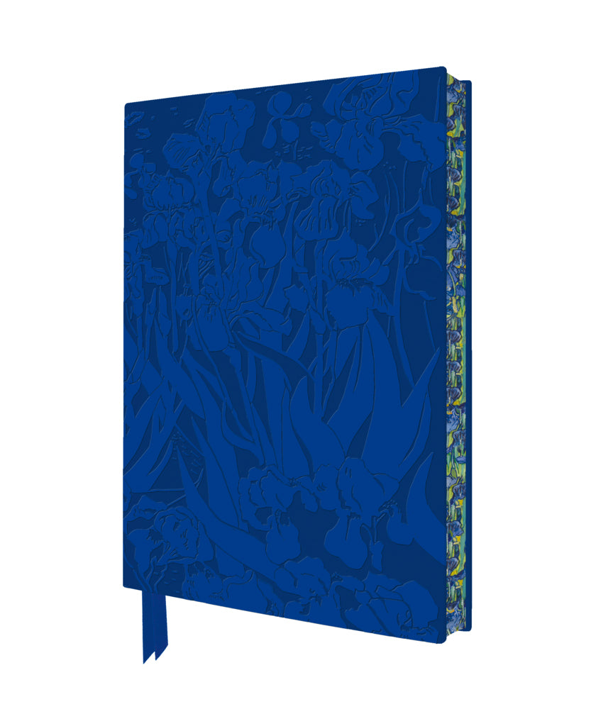Exquisit Premium Notizbuch DIN A5: Vincent van Gogh, Schwertlilien (Flame Tree Publishing)