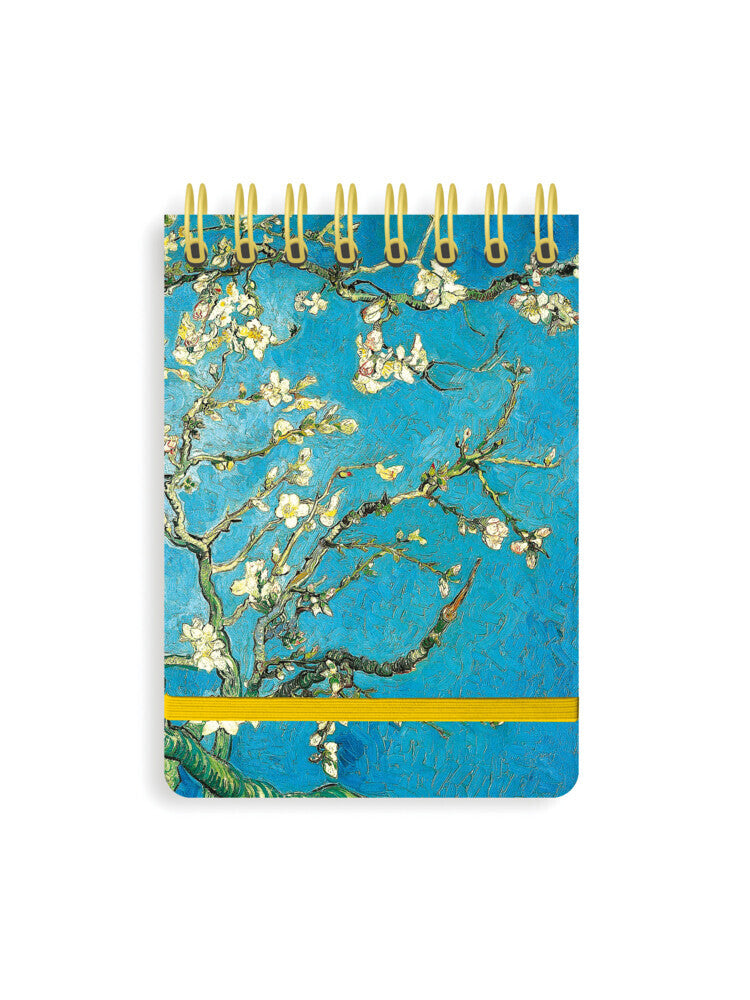 Notizblock mit : Vincent van Gogh, Mandelbaum in Blüte (Flame Tree Publishing)