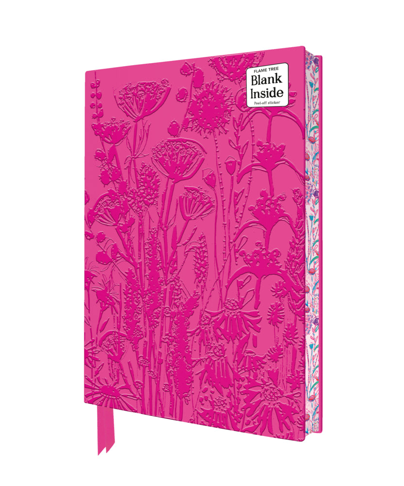 Exquisit Premium Notizbuch Blank DIN A5: Lucy Innes Williams, Pinkfarbenes Gartenhaus (Flame Tree Publishing)