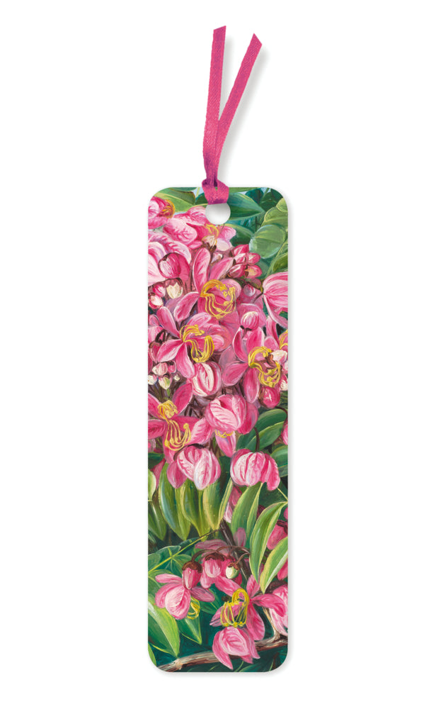 10er-Verpackungseinheit Lesezeichen: Kew Gardens, Blüten einer Kassie (Flame Tree Publishing)