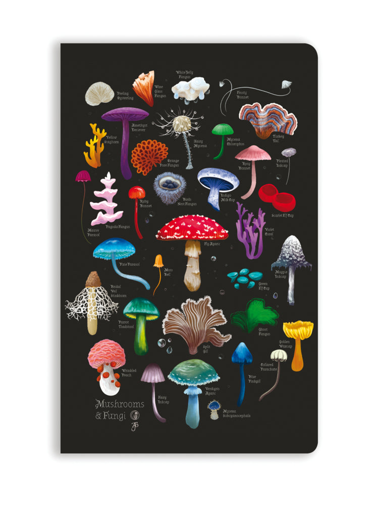 Premium Softcover Notizbuch: Anna Stead, Champignons und Pilze (Flame Tree Publishing)