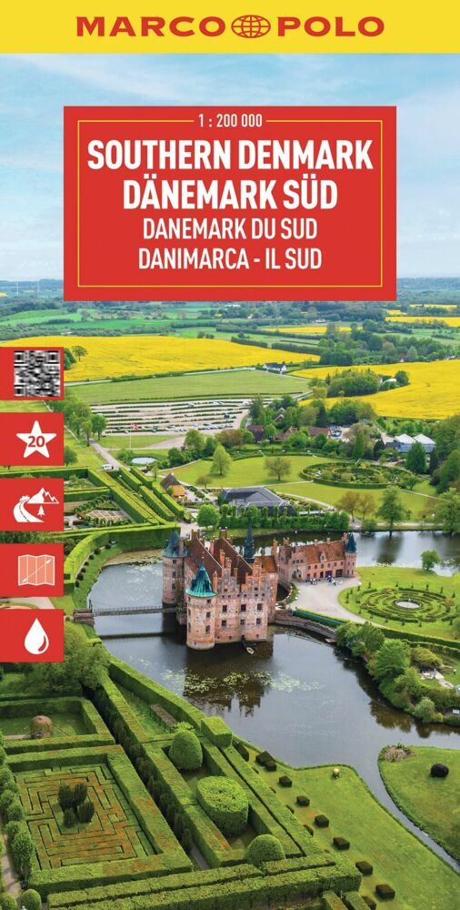 MARCO POLO Reisekarte Dänemark Süd 1:200.000 (Marco Polo Verlag)