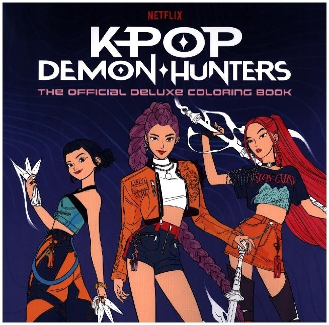 KPop Demon Hunters: The Official Deluxe Coloring Book (Random House Worlds)