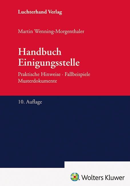 Handbuch Einigungsstelle (Martin Wenning-Morgenthaler)