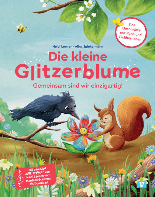 Die kleine Glitzerblume. Bilderbuch (Heidi Leenen)