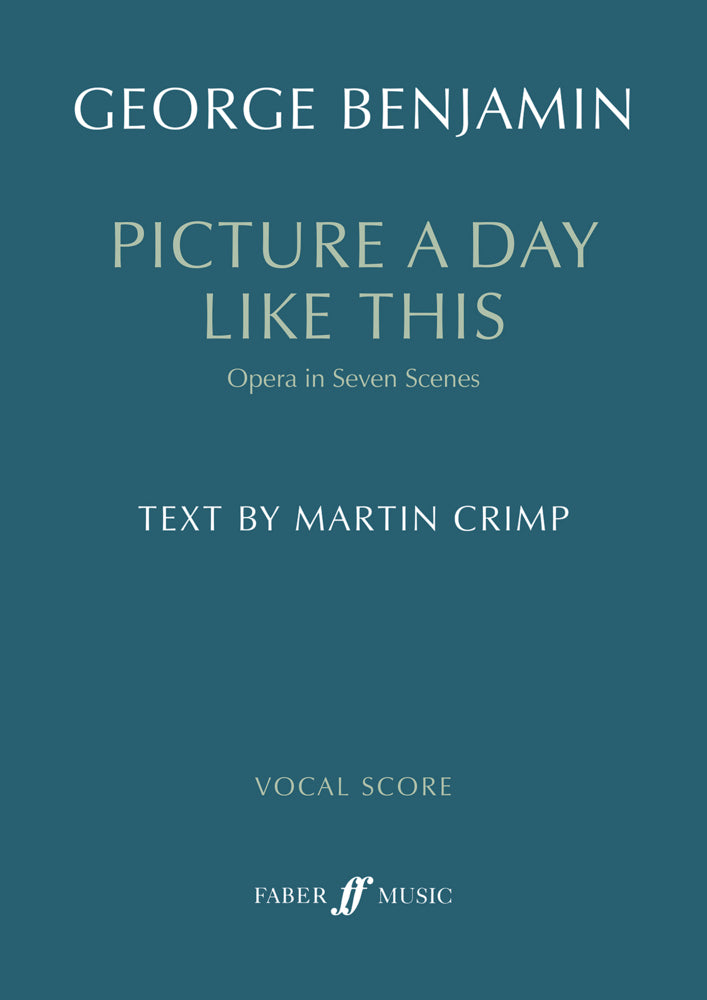 Picture a day like this (Vocal Score)