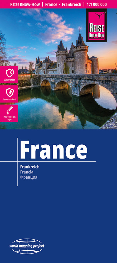 Reise Know-How Landkarte Frankreich | France (1:1.000.000)