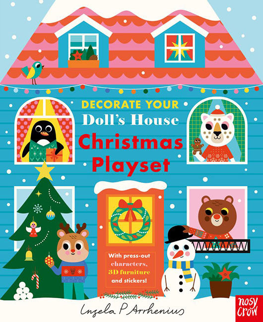 Decorate Your Doll's House: Christmas Playset: Festive interactive play-pieces and stickers for your 3D house