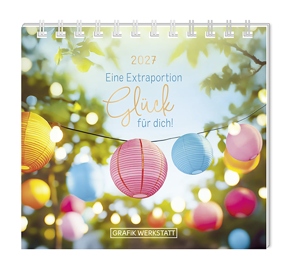 Mini-Kalender 2027 Eine Extraportion Glück für dich!
