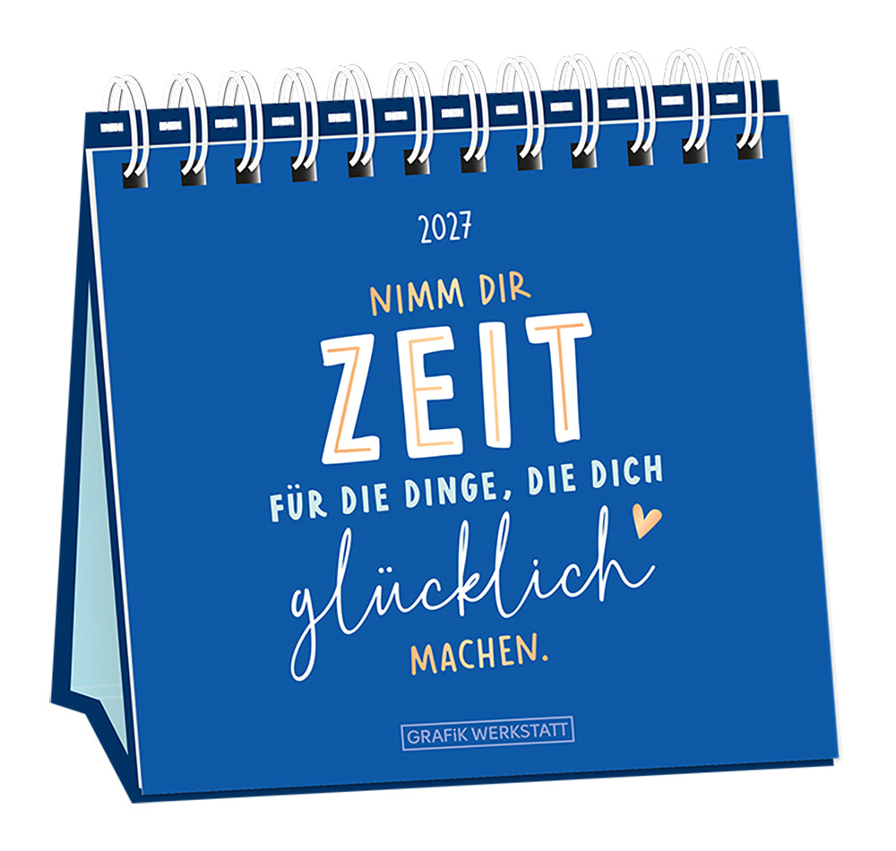 Tischkalender 2027 Nimm dir Zeit