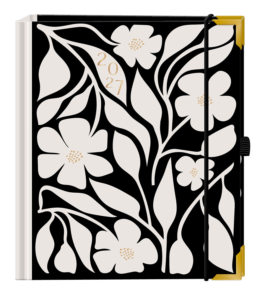 Terminplaner A5 Premium 2027 Blumen