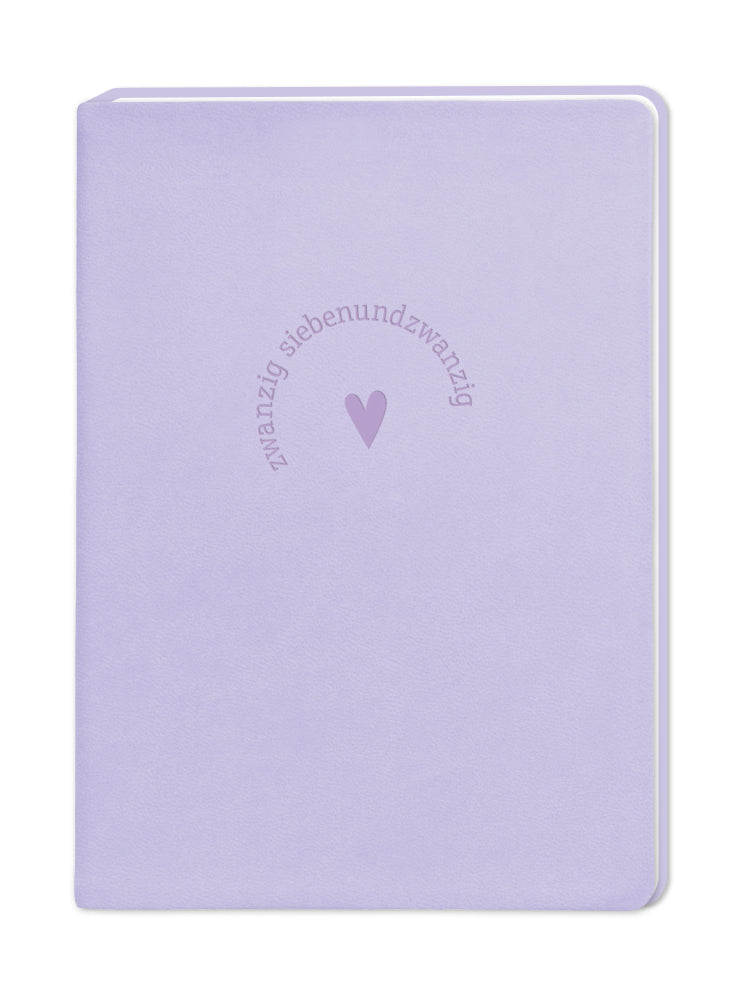 Terminplaner Lederlook 2027 Lavender