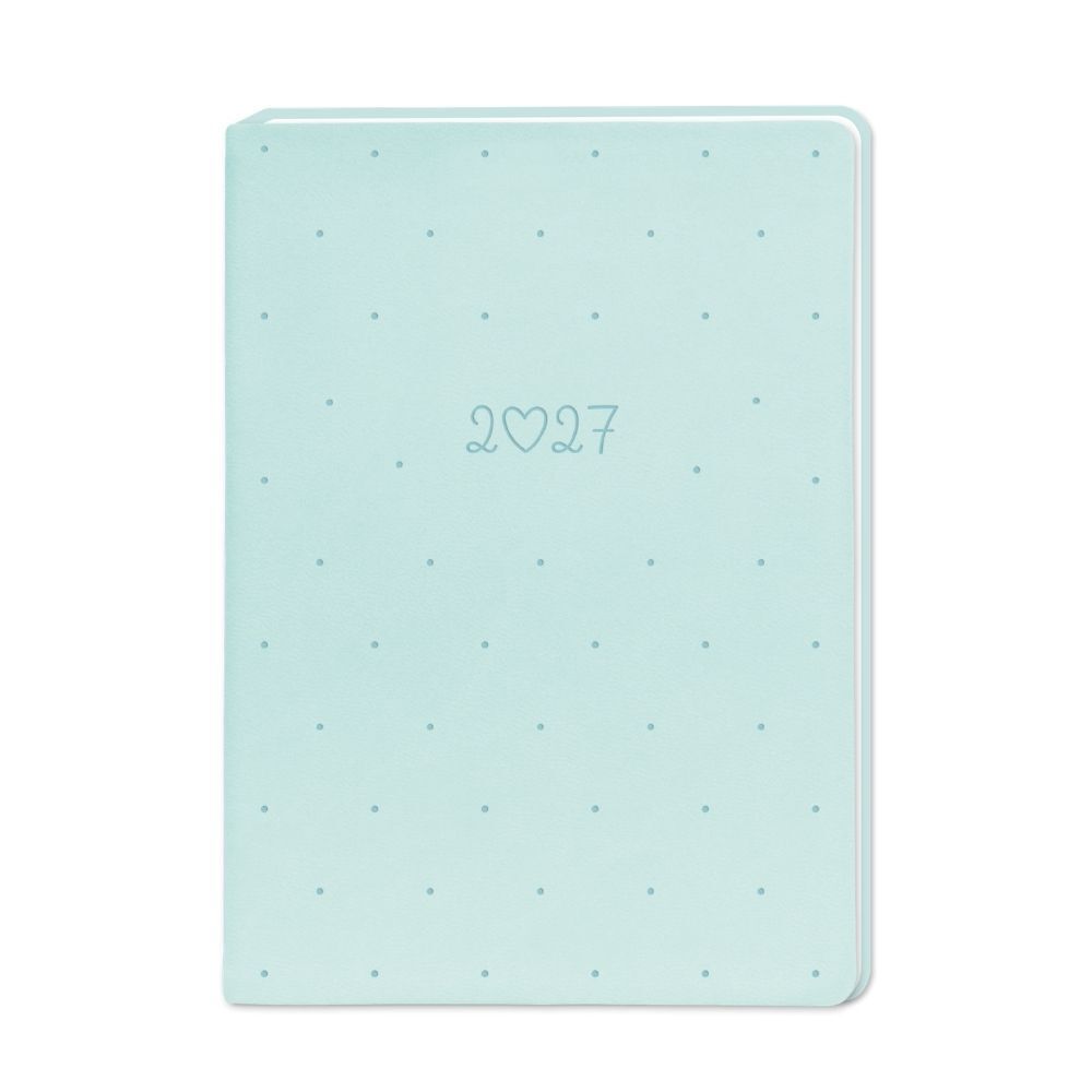 Terminplaner Lederlook 2027 Mint