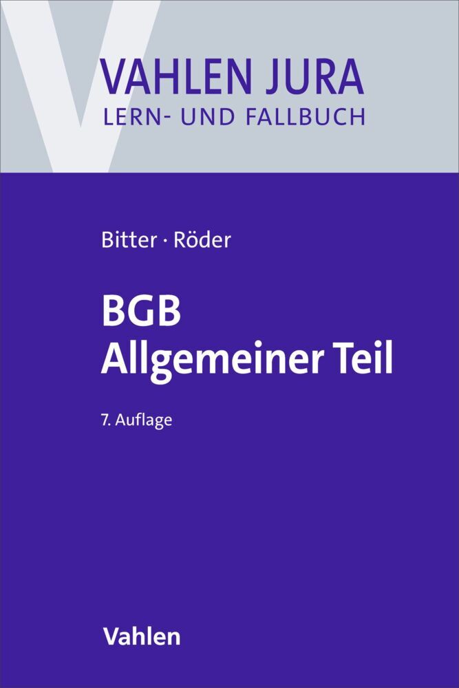 BGB Allgemeiner Teil (Georg Bitter)
