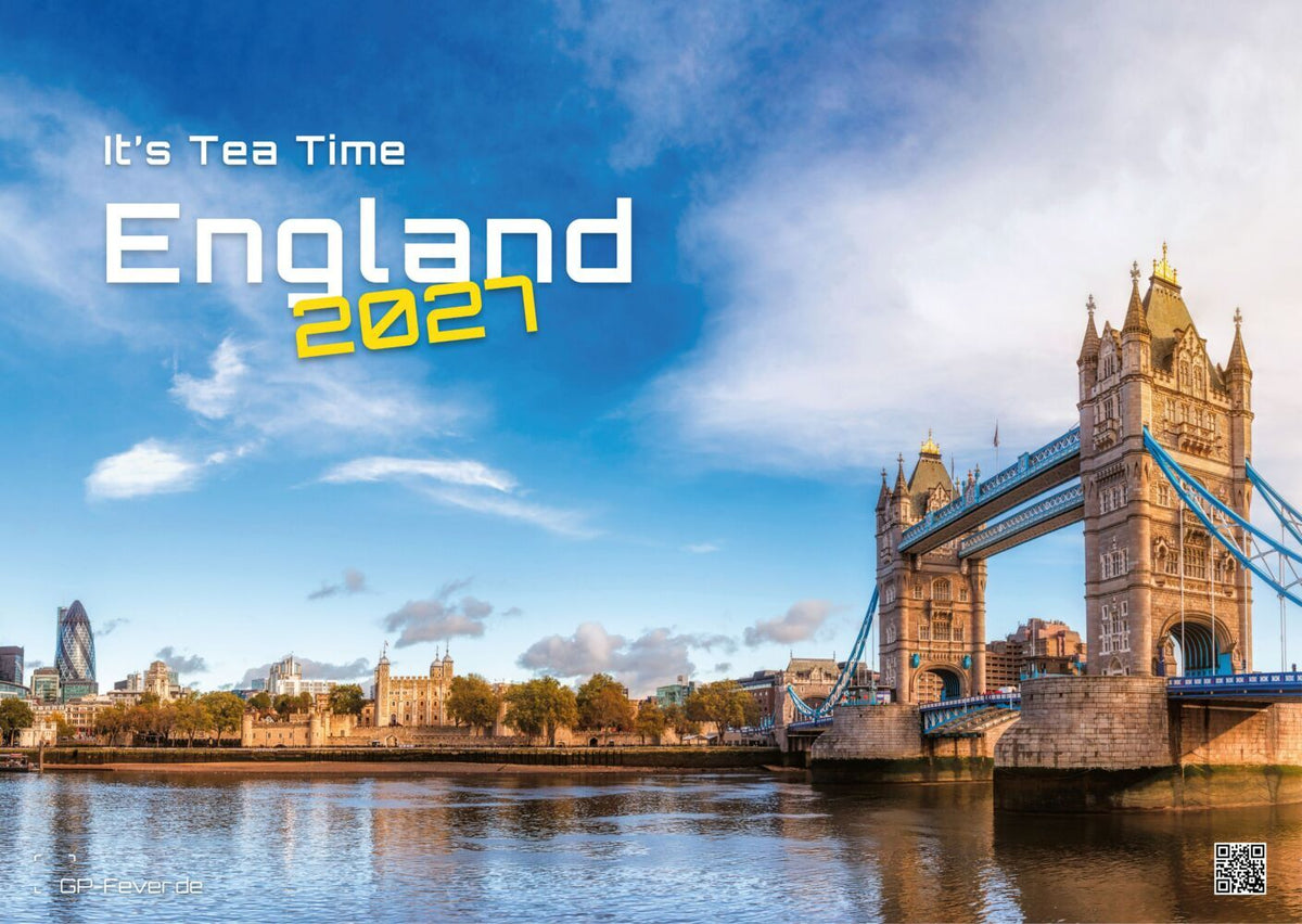 England - It's Tea Time - 2027 - Kalender DIN A3 (Gp-Fever.De)