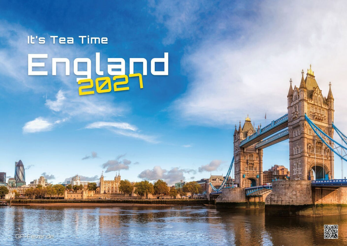 England - It's Tea Time - 2027 - Kalender DIN A2 (Gp-Fever.De)