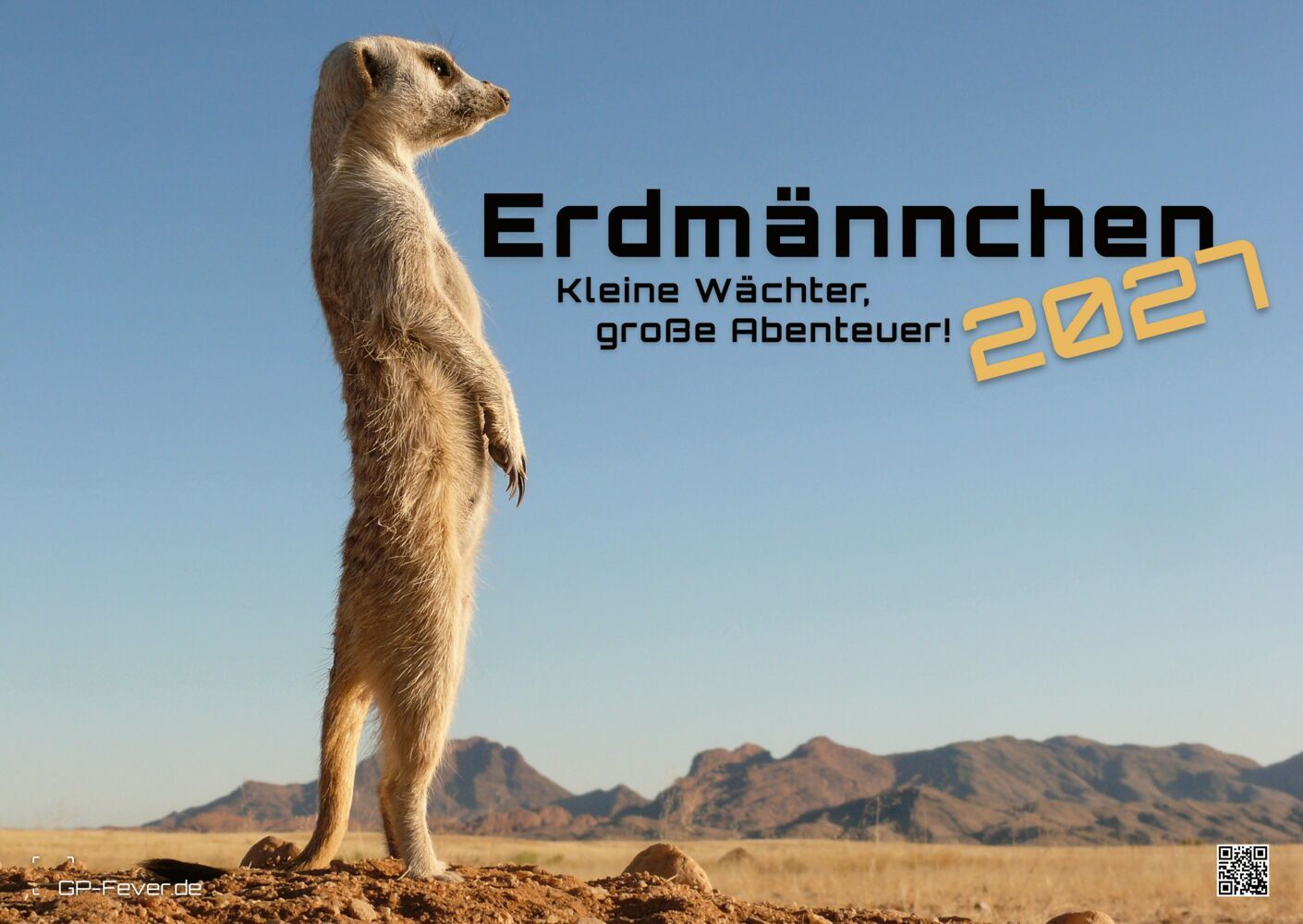 Erdmännchen - Kleine Wächter, große Abenteuer! - 2027 - Kalender DIN A2 (Gp-Fever.De)