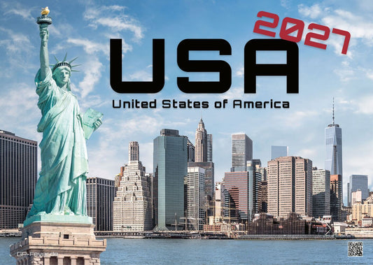 USA - eine Reise durch die Vereinigten Staaten - dem Land der unbegrenzten Möglichkeiten - 2027 - Kalender DIN A3 (Gp-Fever.De)