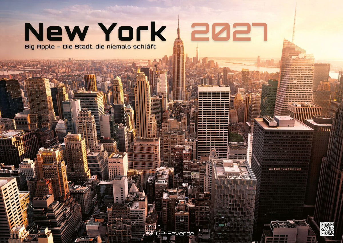 New York - die Stadt, die niemals schläft - 2027 - Kalender DIN A2 (Gp-Fever.De)