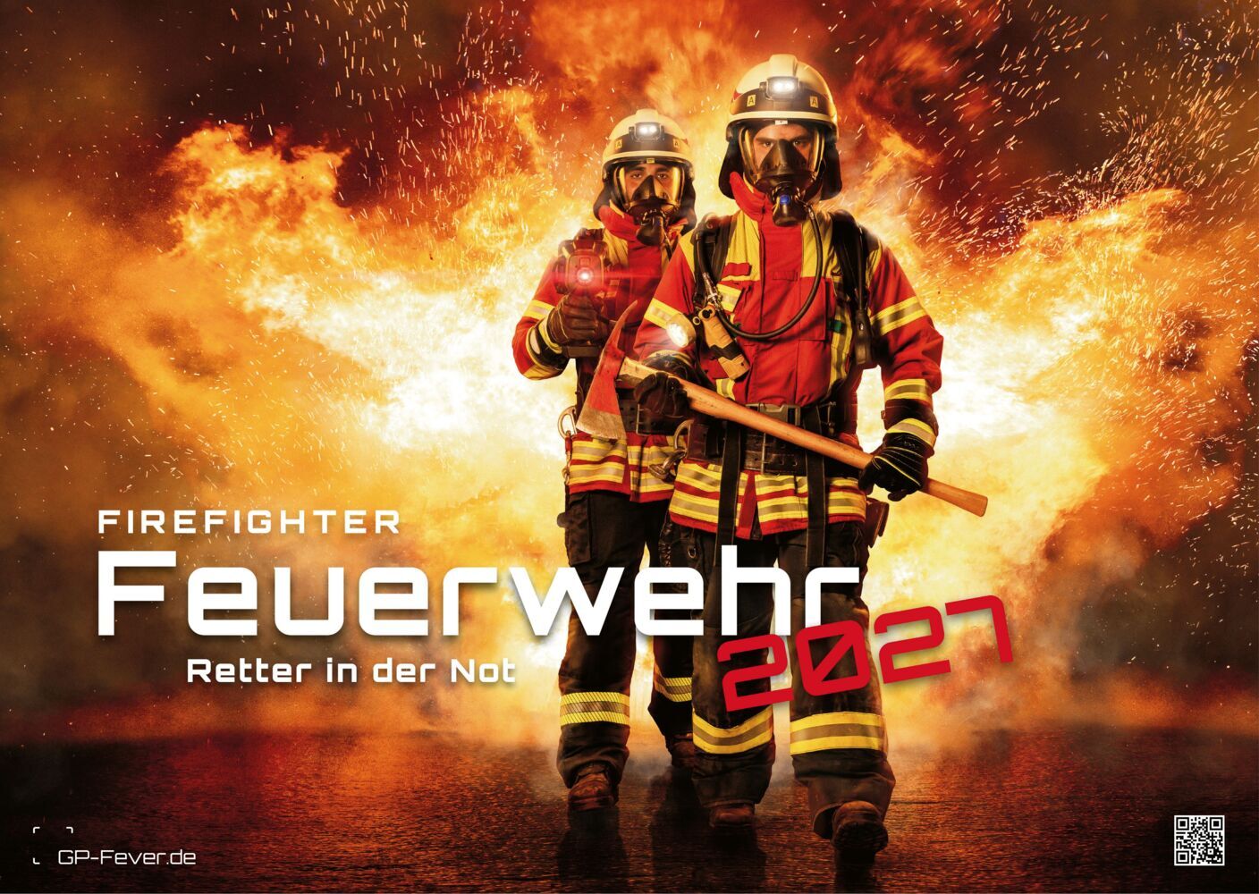FIREFIGHTER - Retter in der Not - Feuerwehr - 2027 - Kalender DIN A3 (Gp-Fever.De)