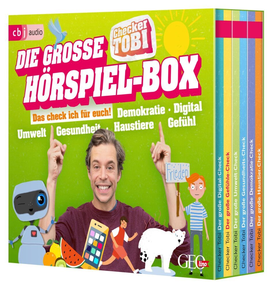 Die große Checker-Tobi-Hörspiel-Box, 6 Audio-CD (Gregor Eisenbeiß)