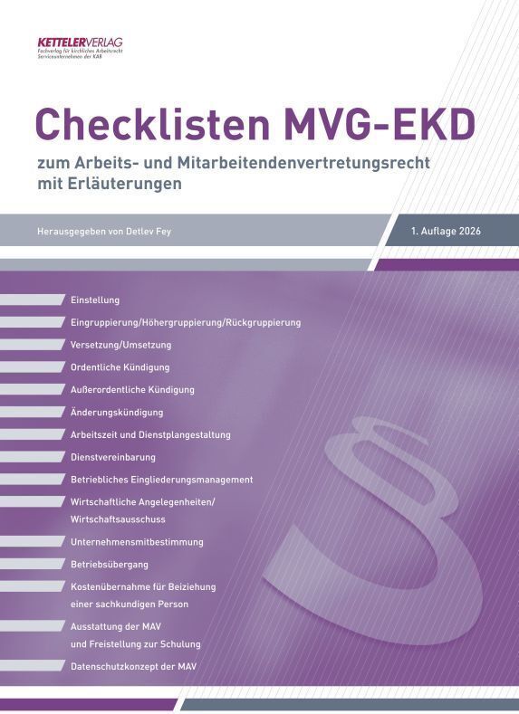 Checklisten MVG-EKD (Detlev Fey)