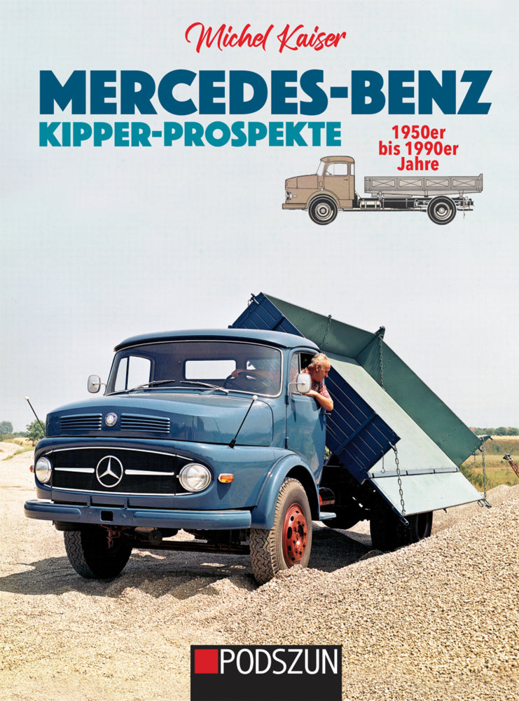 Mercedes-Benz Kipper-Prospekte 1950er bis 1990er Jahre