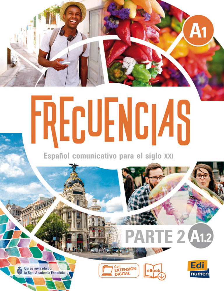 Frecuencias A1 - Parte 2, A1.2, m. 1 Buch, m. 1 Beilage (Editorial Edinumen)