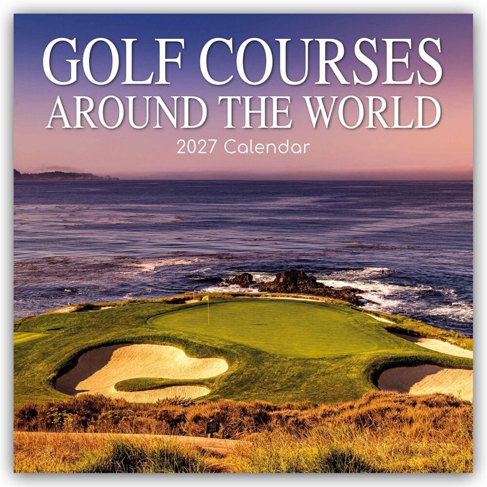Golf Courses around the World - Golfplätze auf der ganzen Welt 2027 - 16-Monatskalender (Gifted Stationery Co. Ltd)