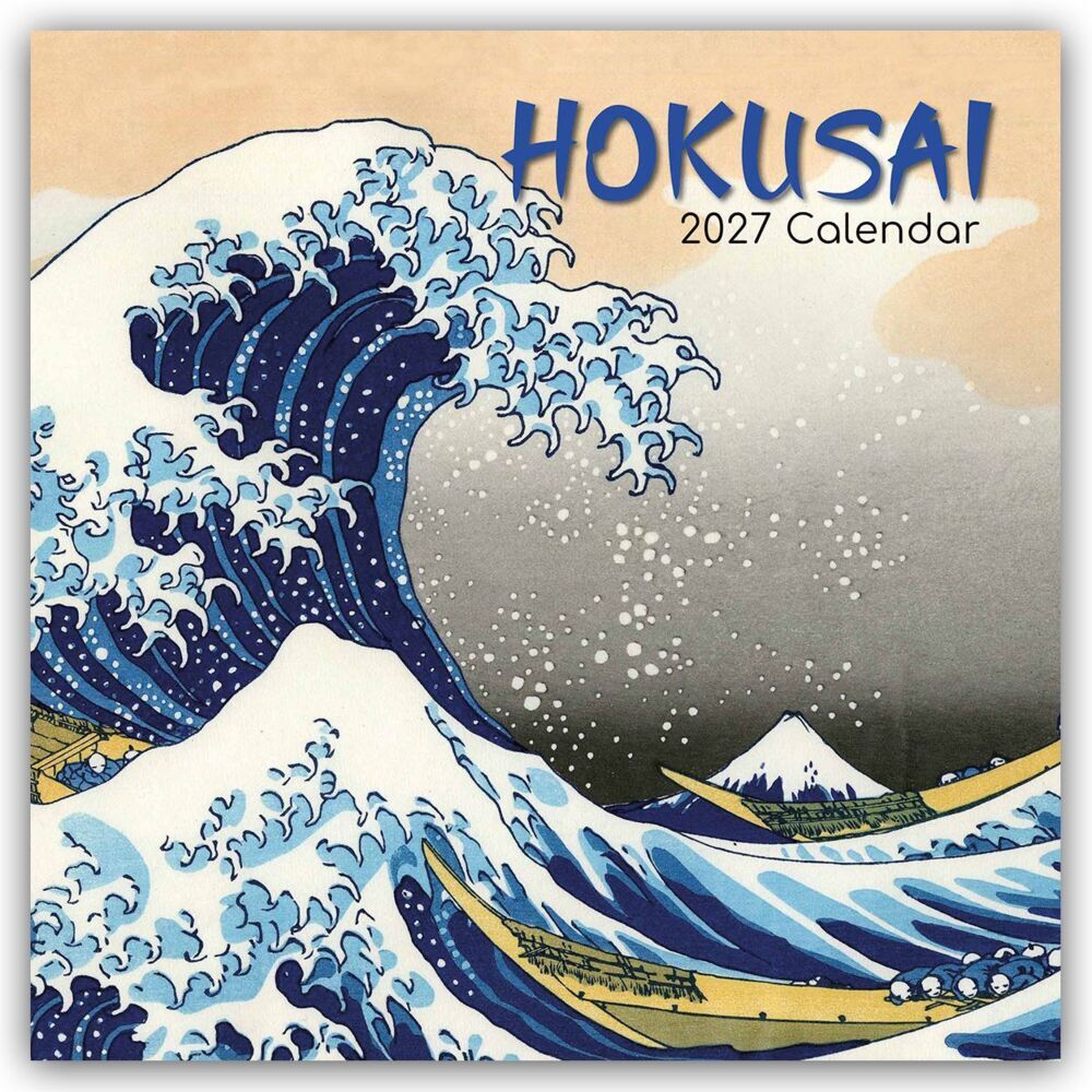 Hokusai 2027 - 16-Monatskalender (The Gifted Stationery Co. Ltd)