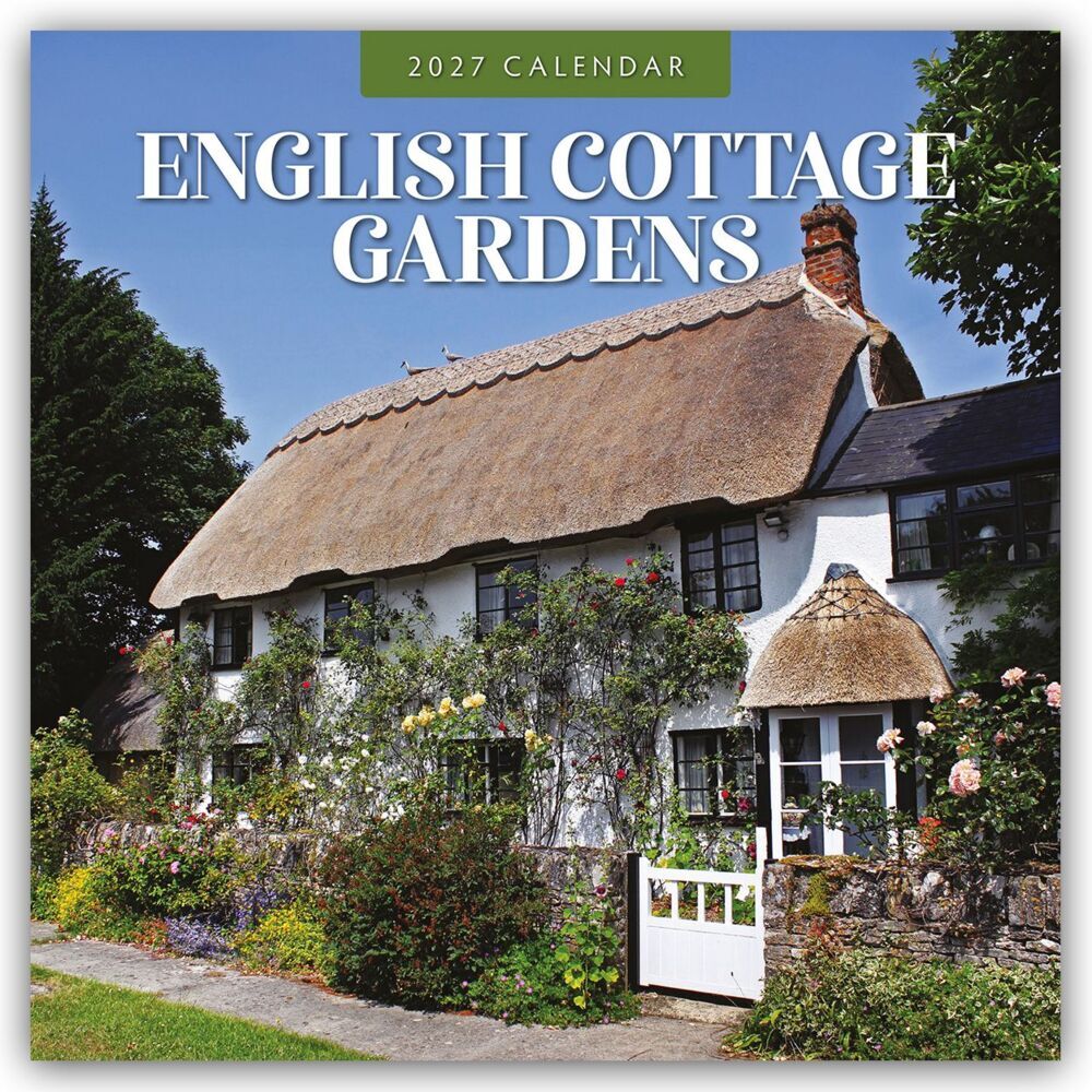 English Cottage Gardens - Englische Cottage-Gärten 2027 - 16-Monatskalender (Red Robin Publishing Ltd)