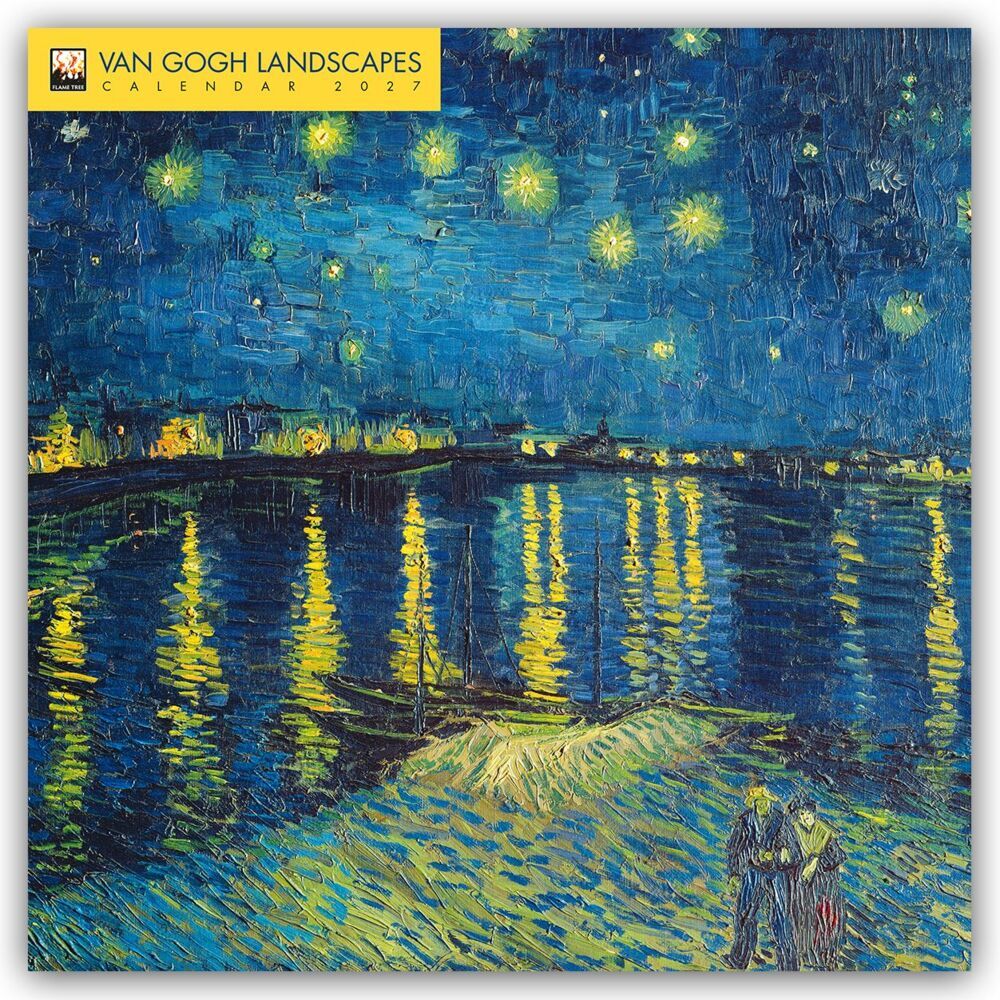 Vincent van Gogh - Landschaften 2027- Original Flame Tree Publishing-Kalender [Kalender] (Flame Tree Publishing)