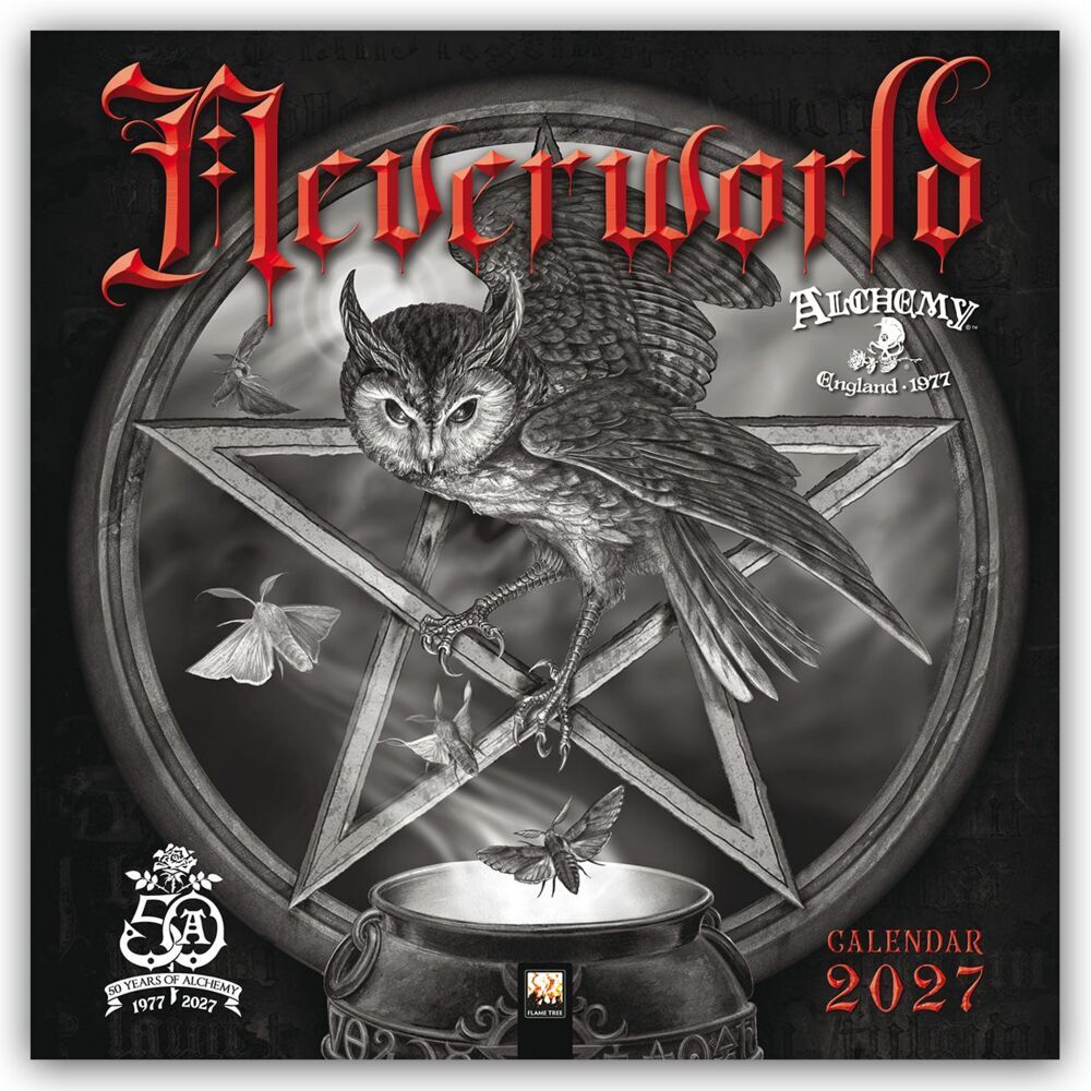 Alchemy Neverworld 2027 - Original Flame Tree Publishing-Kalender [Kalender] (Flame Tree Publishing)