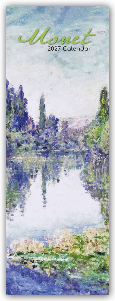 Monet - Claude Monet - Slimline-Kalender 2027 (Gifted Stationery Co. Ltd)